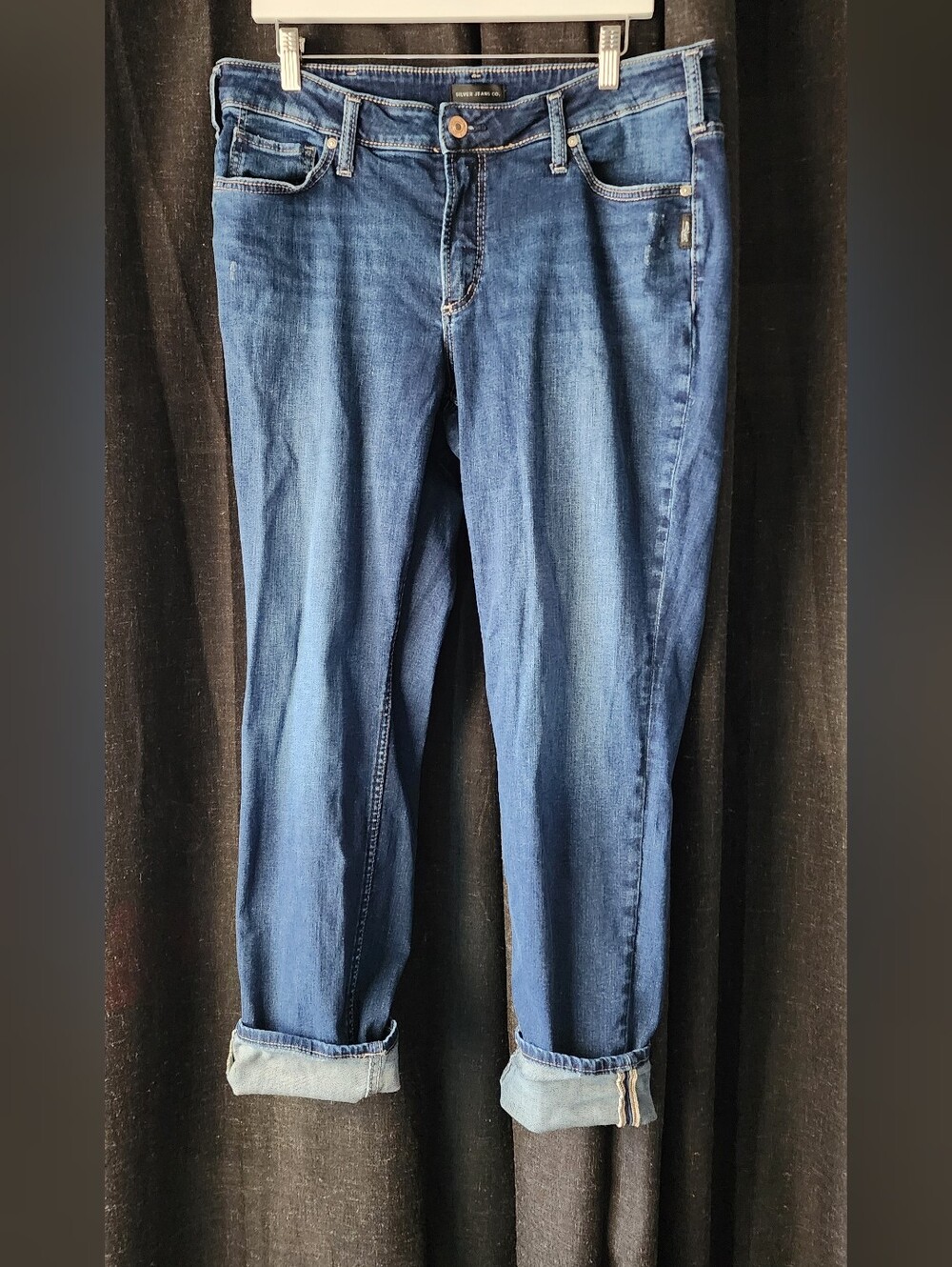 Silver Jeans Co. Boyfriend Selvedge Jeans – Size 16 Premium Denim Inseam 29